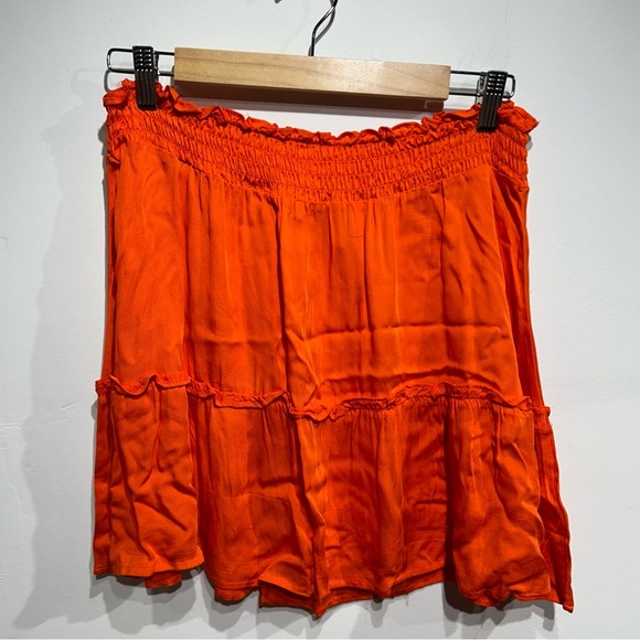 Anthropologie Smocked Cover Up Mini Skirt Set - Picture 10 of 14